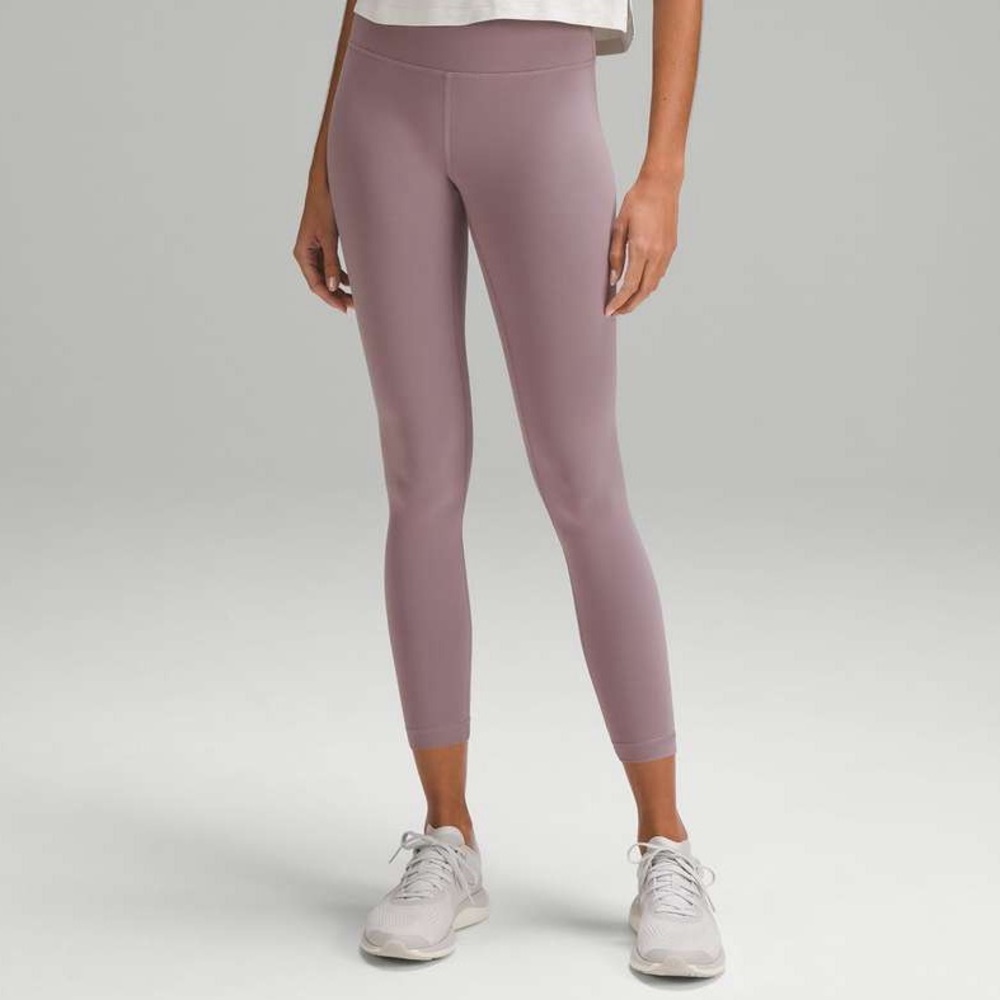 Lululemon Wunder Train High Rise Tight 25” Violet Verbena